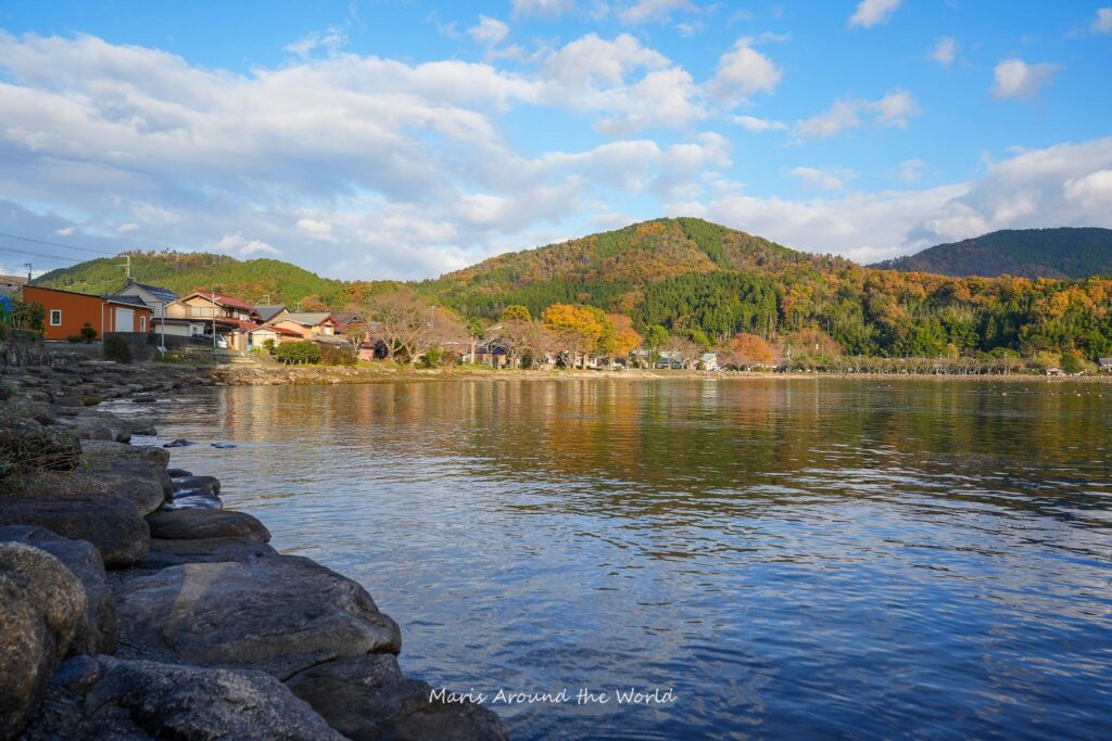Mountains around Lake Biwa.